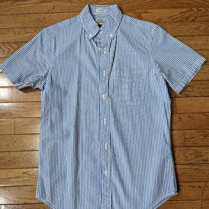 J. Crew Short-sleeve seersucker shirt, XS